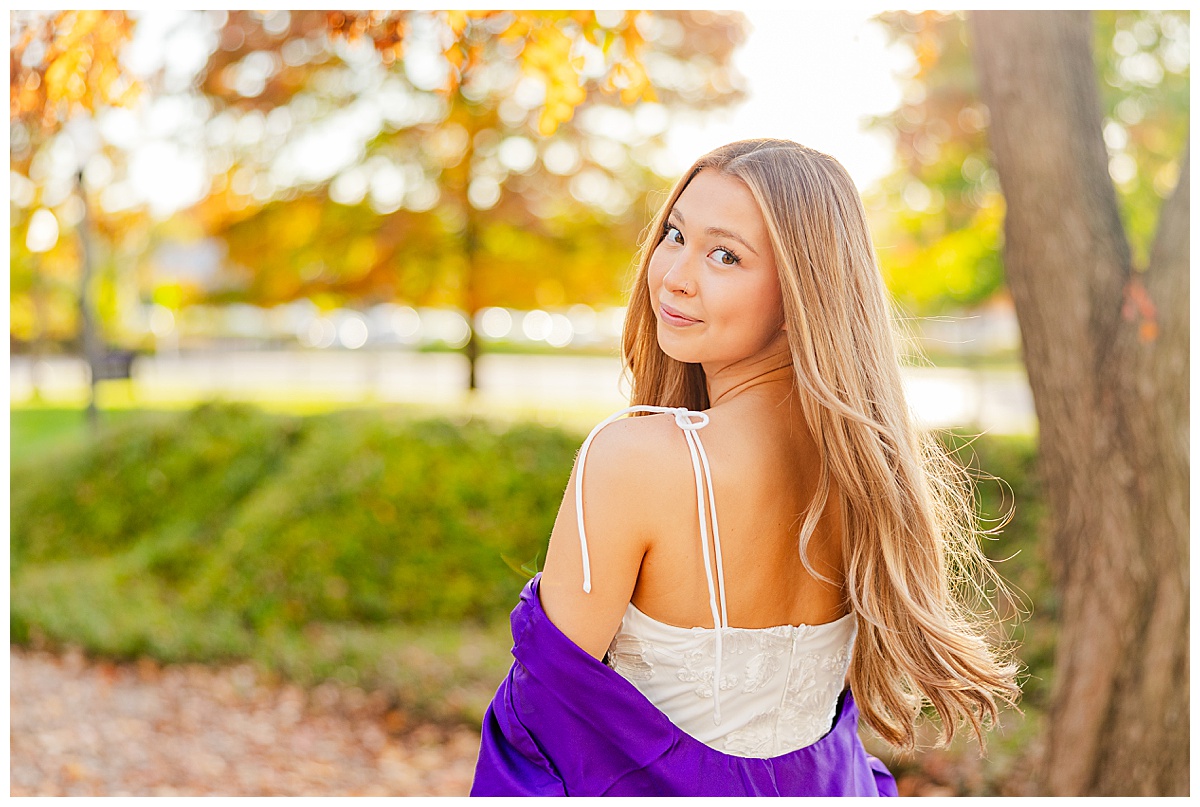 fall grad photos at James Madison University