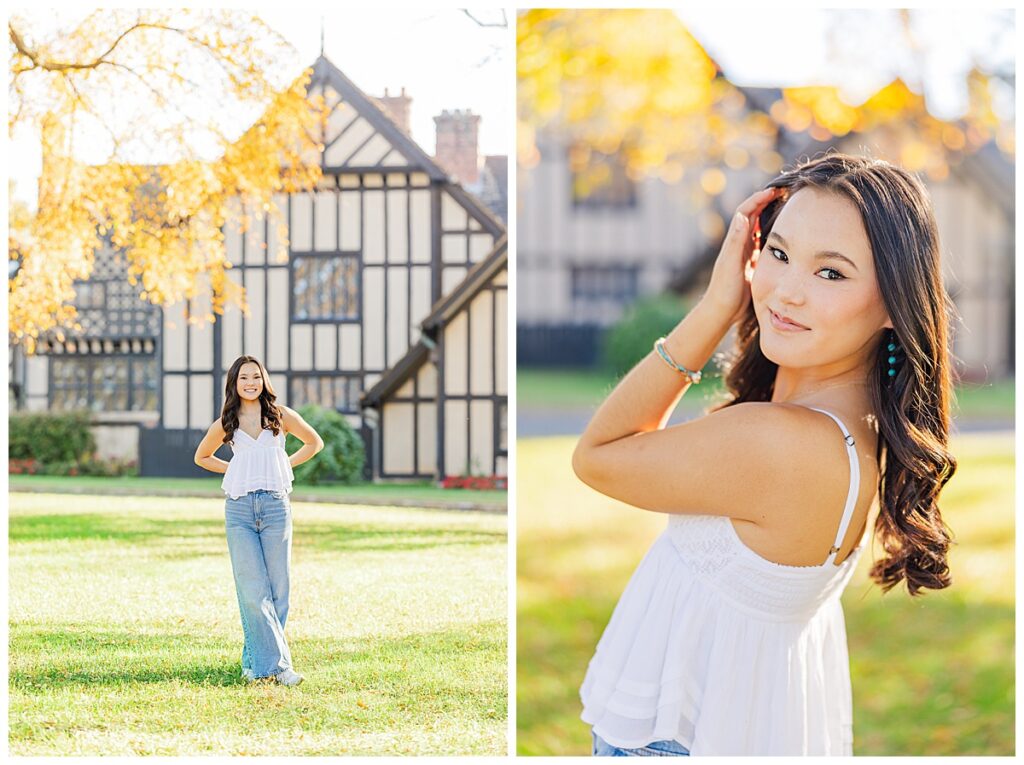 senior session at Agecroft Hall | Richmond senior photographer