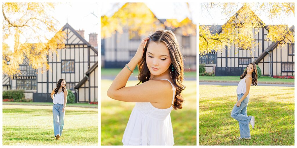 senior session at Agecroft Hall | Richmond senior photographer