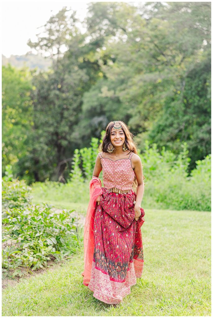 cultural senior photos in Richmond at Maymont