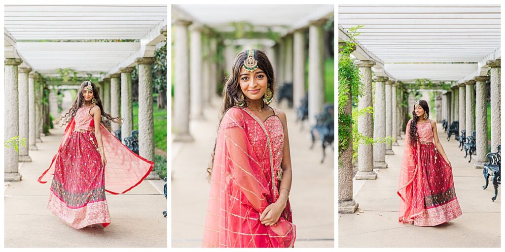 cultural senior photos in Richmond at Maymont