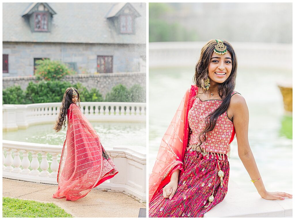 cultural senior photos in Richmond at Maymont