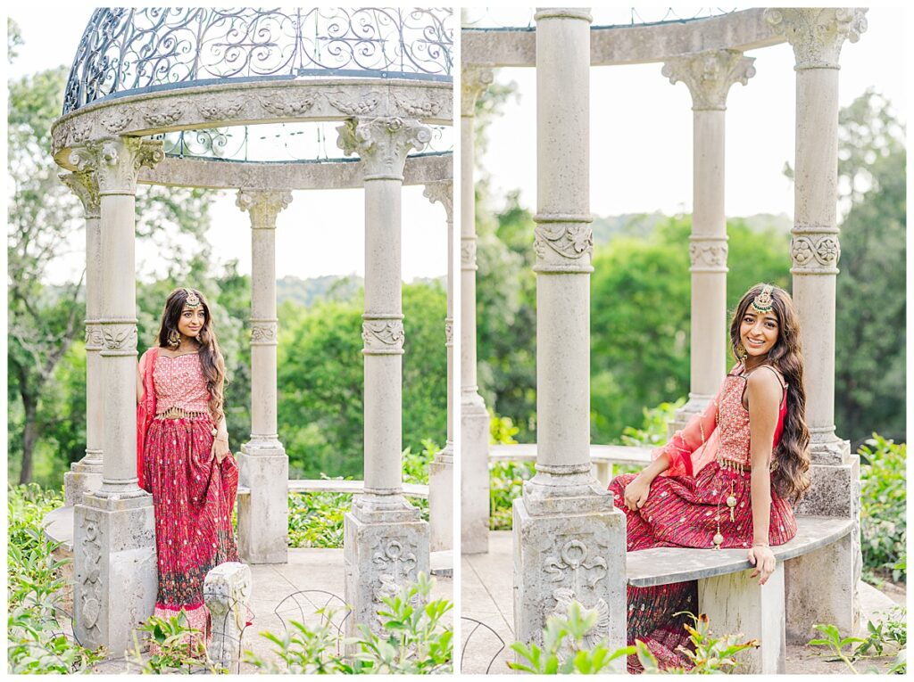 cultural senior photos in Richmond at Maymont