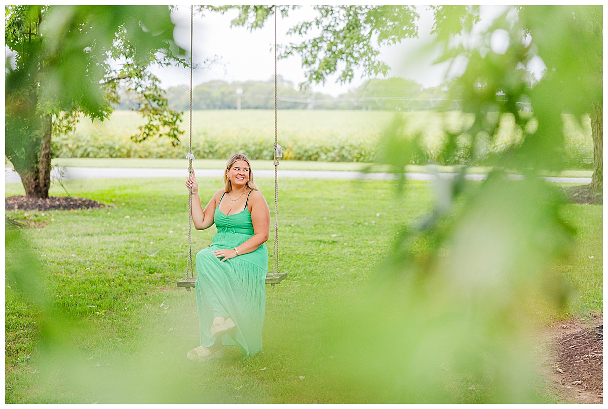 Wynne's senior session at Hollyfield Manor