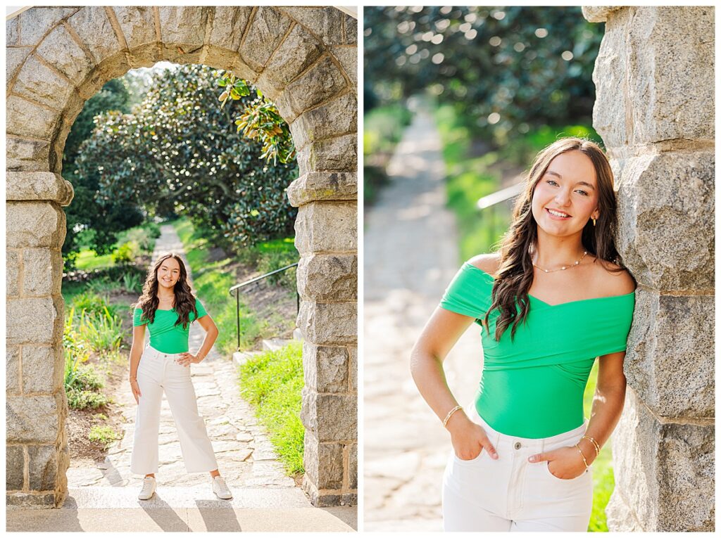 senior session at Maymont with Hanover High School senior | Kelsey Marie Photographer