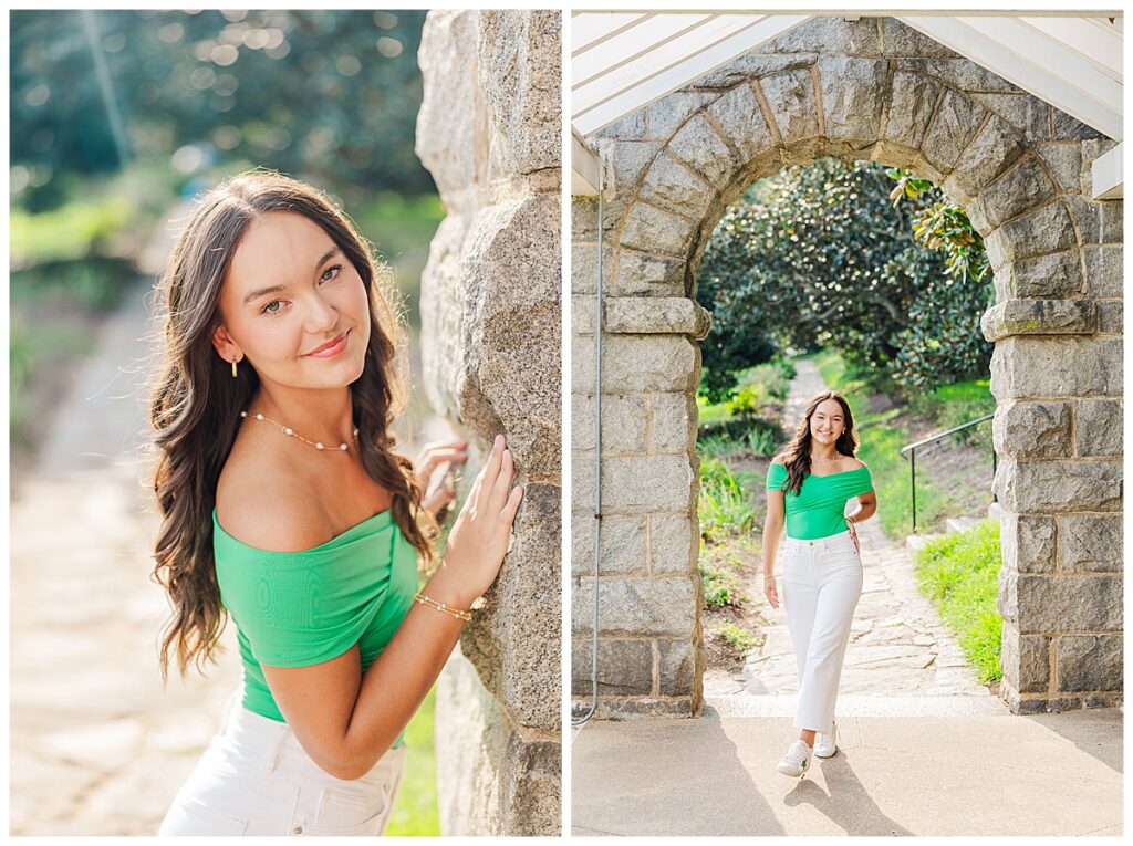 senior session at Maymont with Hanover High School senior | Kelsey Marie Photographer