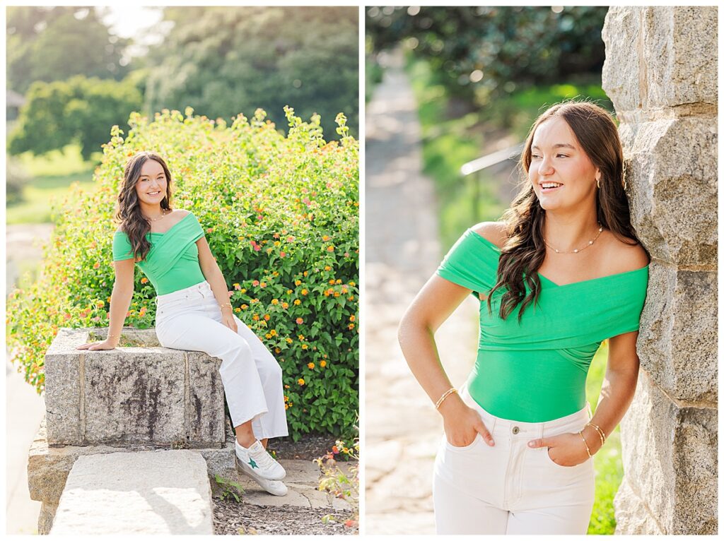 senior session at Maymont with Hanover High School senior | Kelsey Marie Photographer