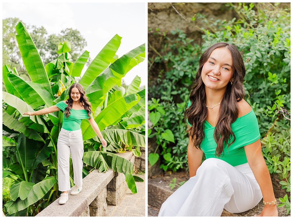 senior session at Maymont with Hanover High School senior | Kelsey Marie Photographer