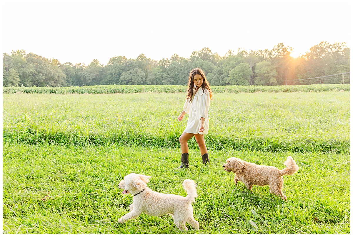 Hanover High School senior session at Maymont