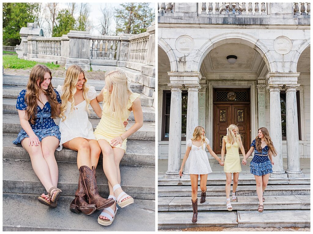 Staunton senior photographer | Asia and her friends