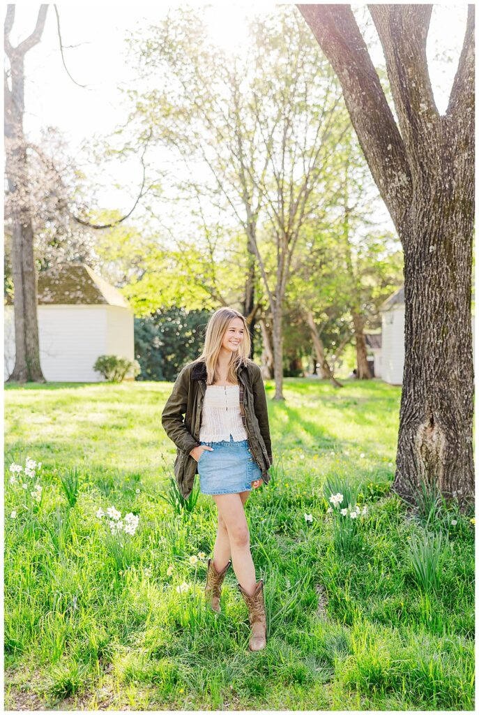 St. Catherine's senior session at Historic Tuckahoe