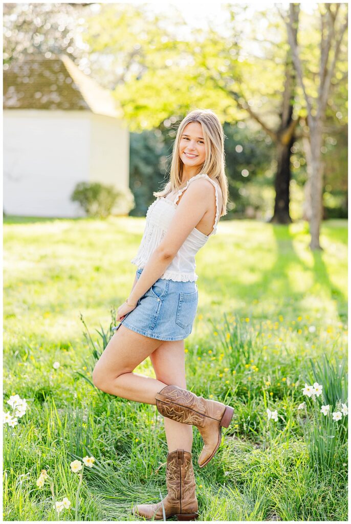 St. Catherine's senior session at Historic Tuckahoe