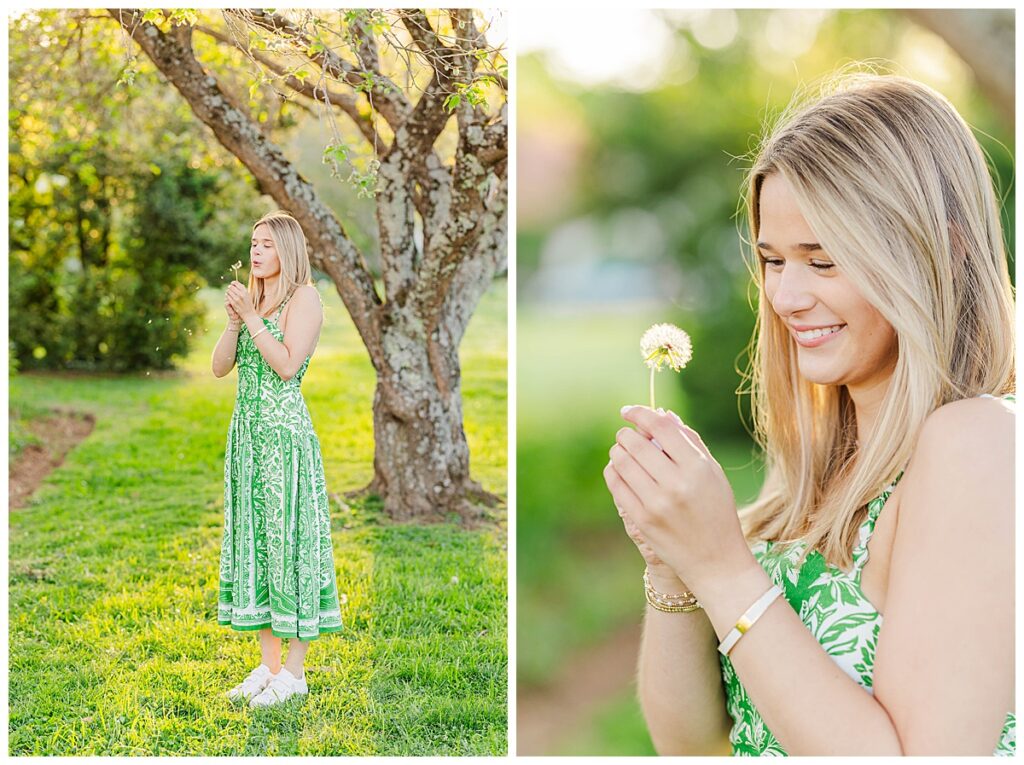 spring senior pictures | St. Catherine's senior photographer
