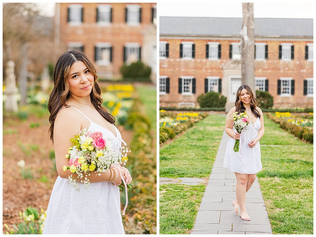 senior pictures at Chatham Manor in historic Fredericksburg