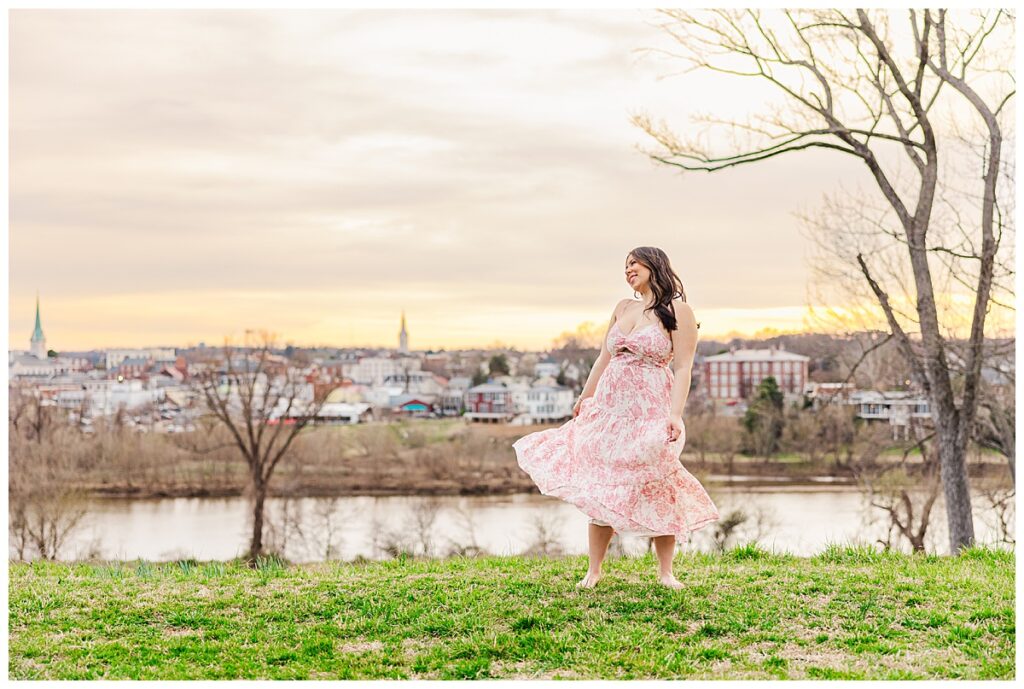 senior pictures at Chatham Manor in historic Fredericksburg