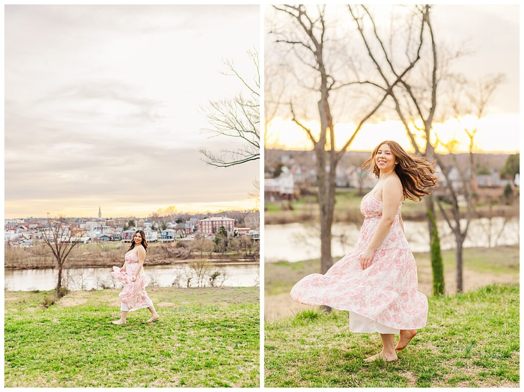senior pictures at Chatham Manor in historic Fredericksburg