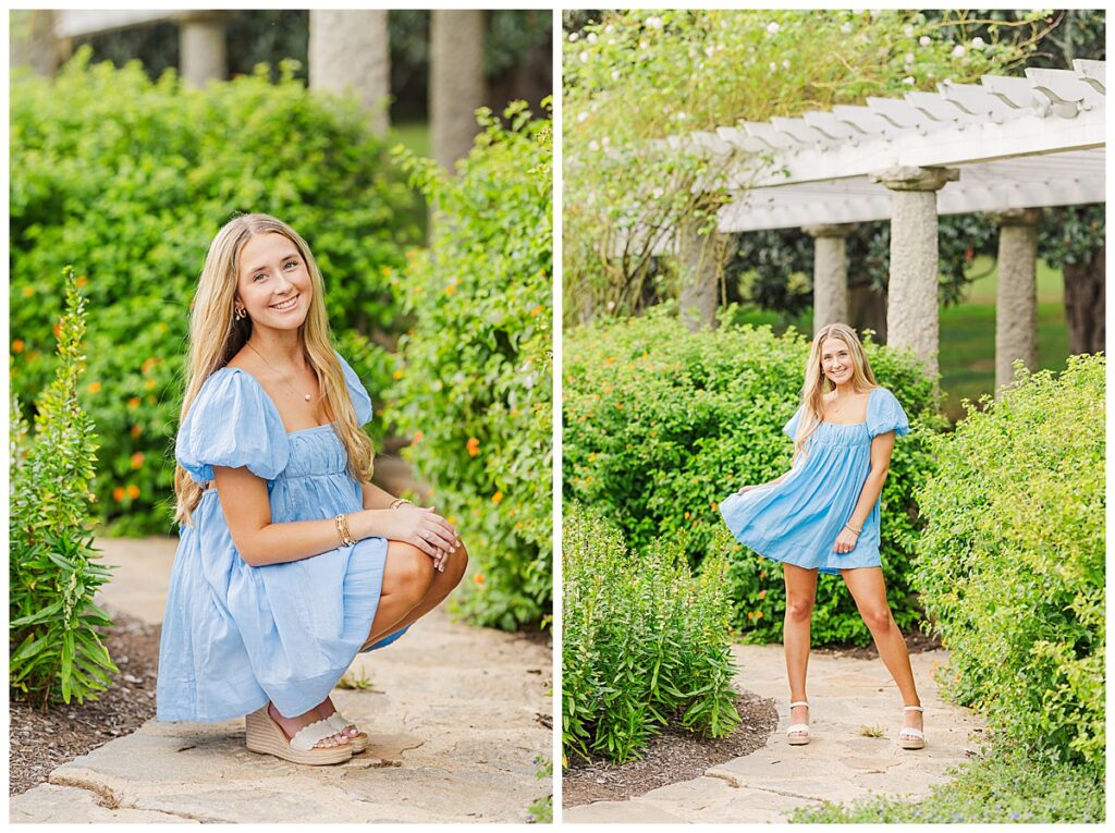 girlie senior session at Maymont with Mechanicsville High School senior, Natalie