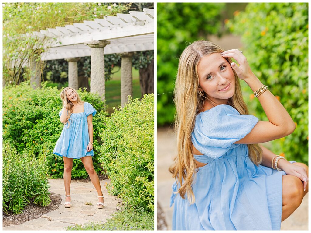 girlie senior session at Maymont with Mechanicsville High School senior, Natalie