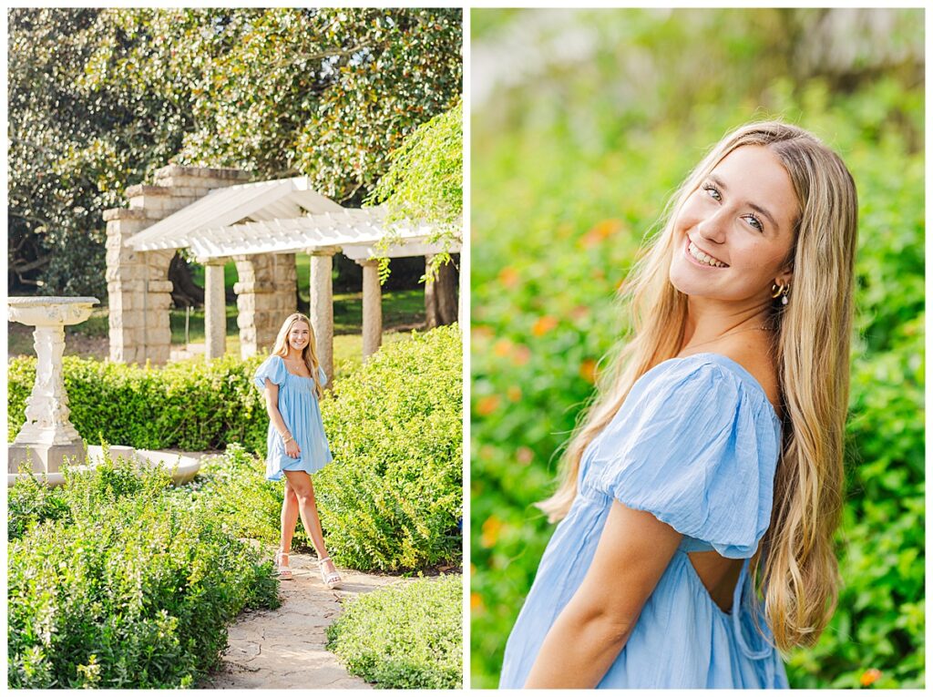 girlie senior session at Maymont with Mechanicsville High School senior, Natalie