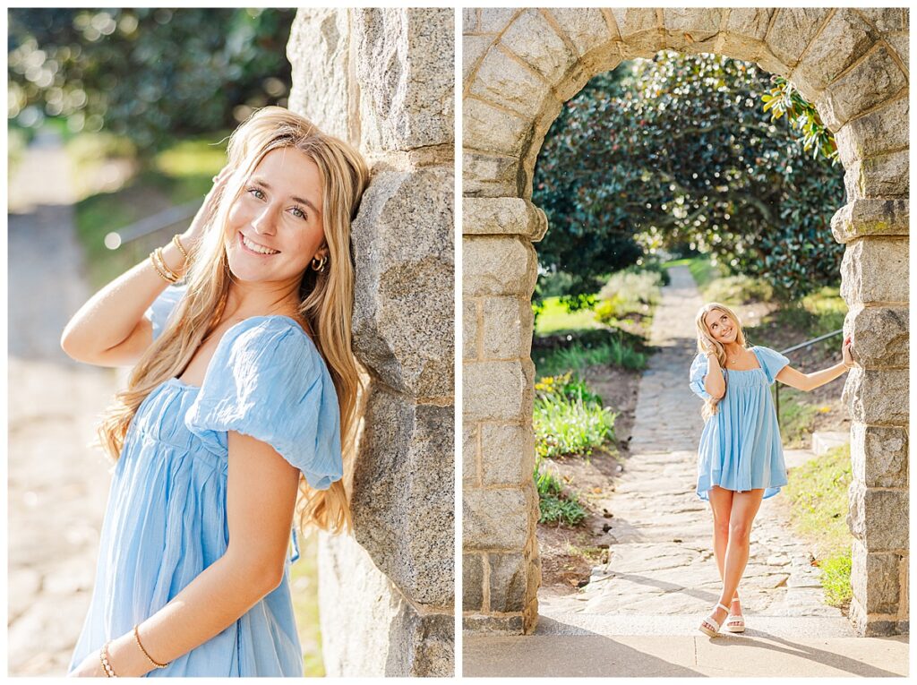 girlie senior session at Maymont with Mechanicsville High School senior, Natalie