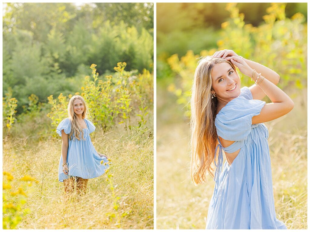 fall senior session at Maymont in Richmond