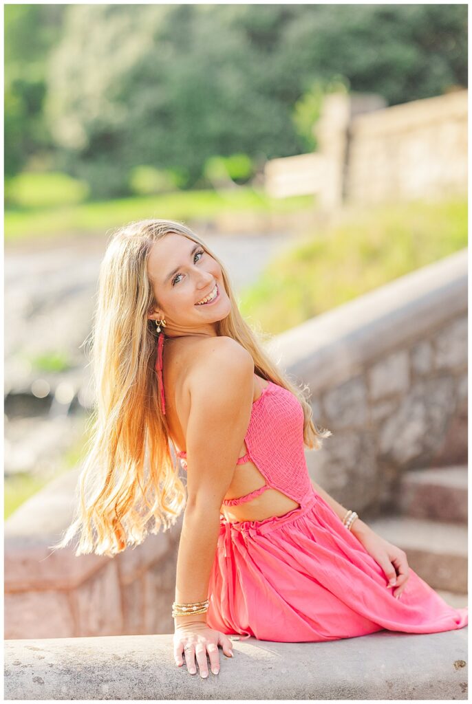 fall senior session at Maymont in Richmond