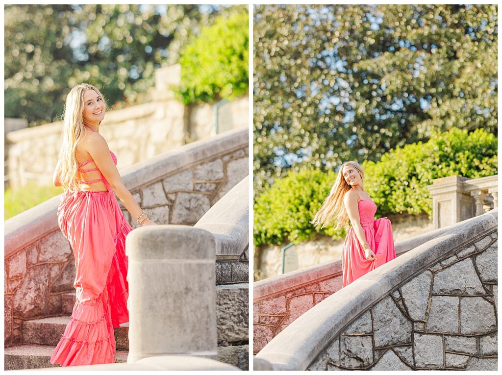 fall senior session at Maymont in Richmond