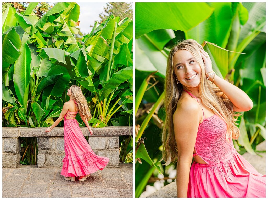 fall senior session at Maymont in Richmond