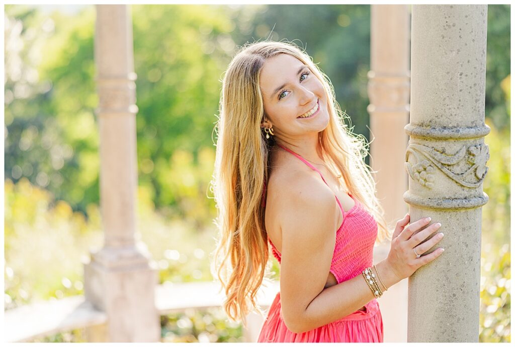 fall senior session at Maymont in Richmond