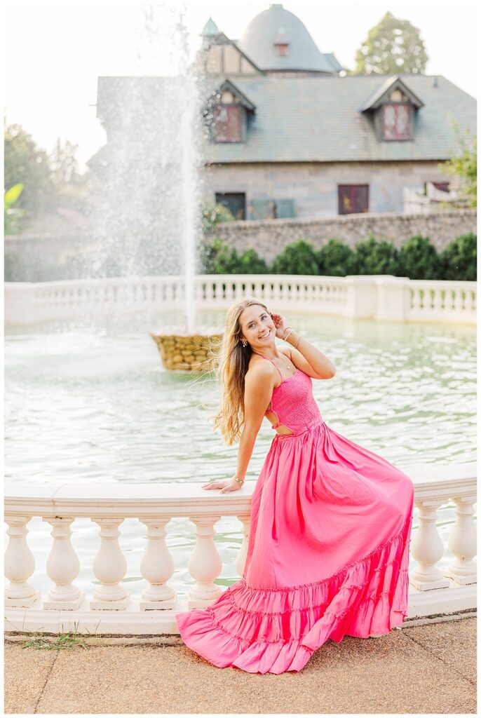 fall senior session at Maymont in Richmond