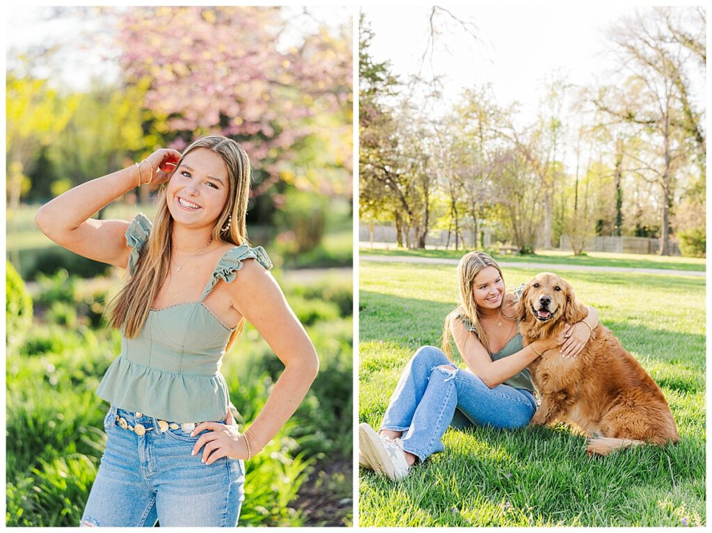 Freeman High School spring senior session at the Preserve at Dundee
