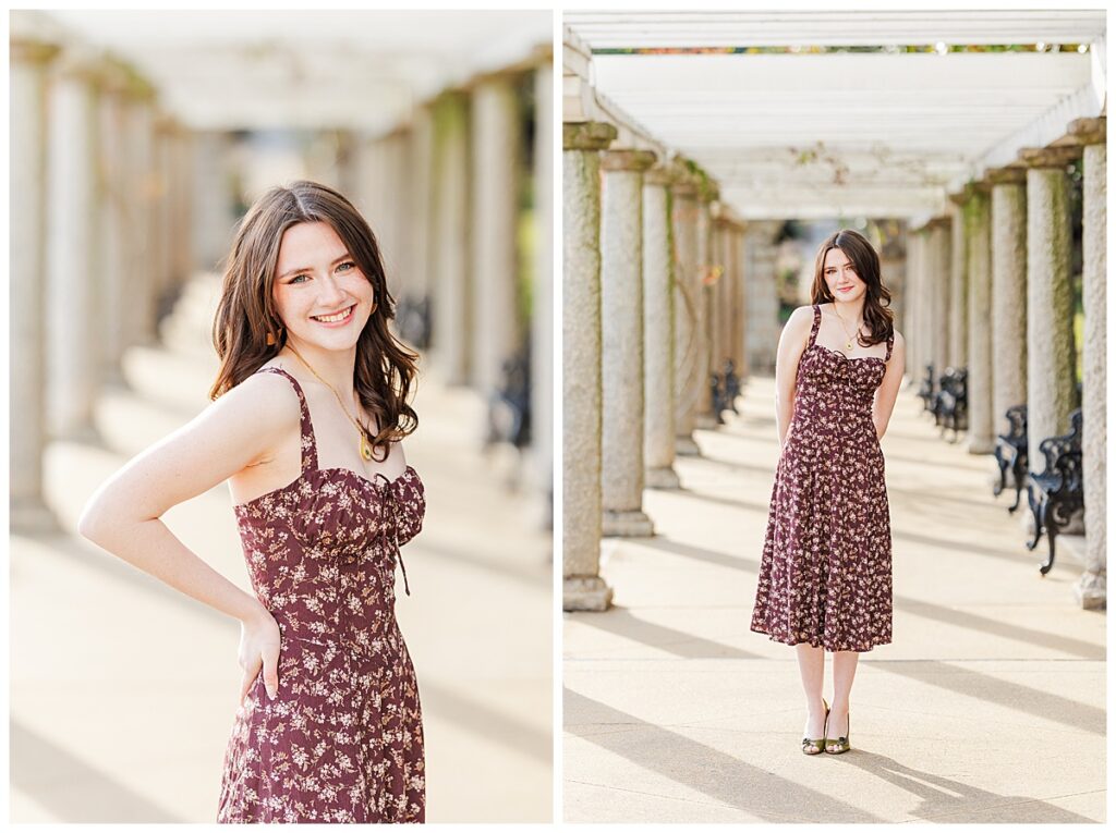 Spring senior pictures at Maymont
