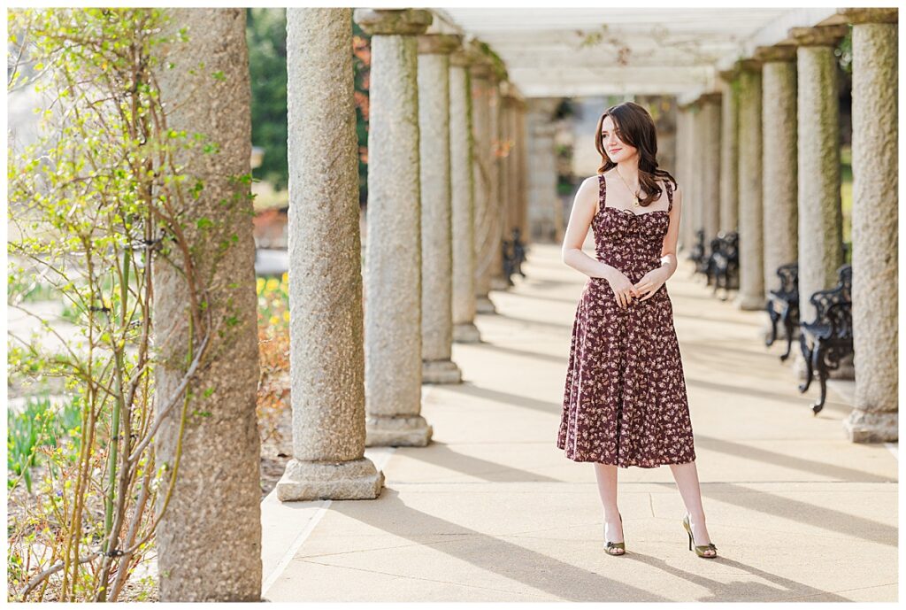 Spring senior pictures at Maymont