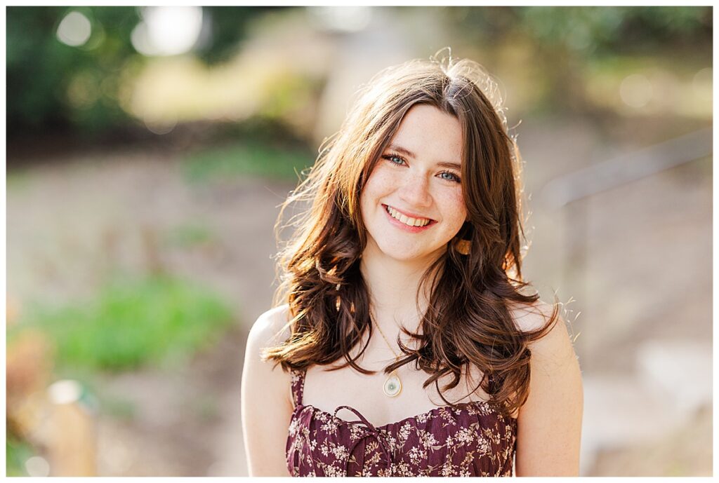 Spring senior pictures at Maymont