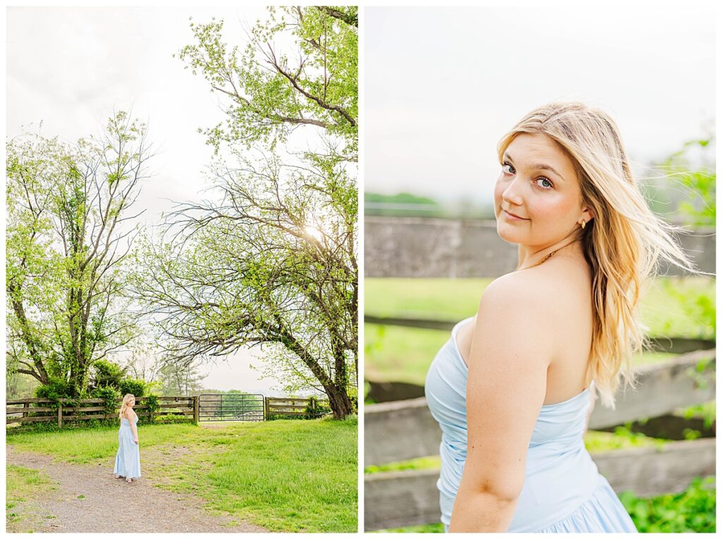 equestrian senior session in Leesburg