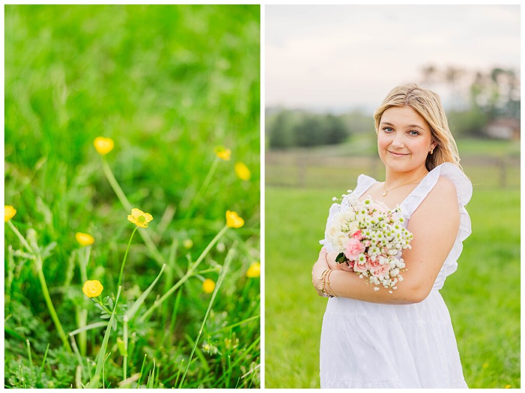 equestrian senior session in Leesburg