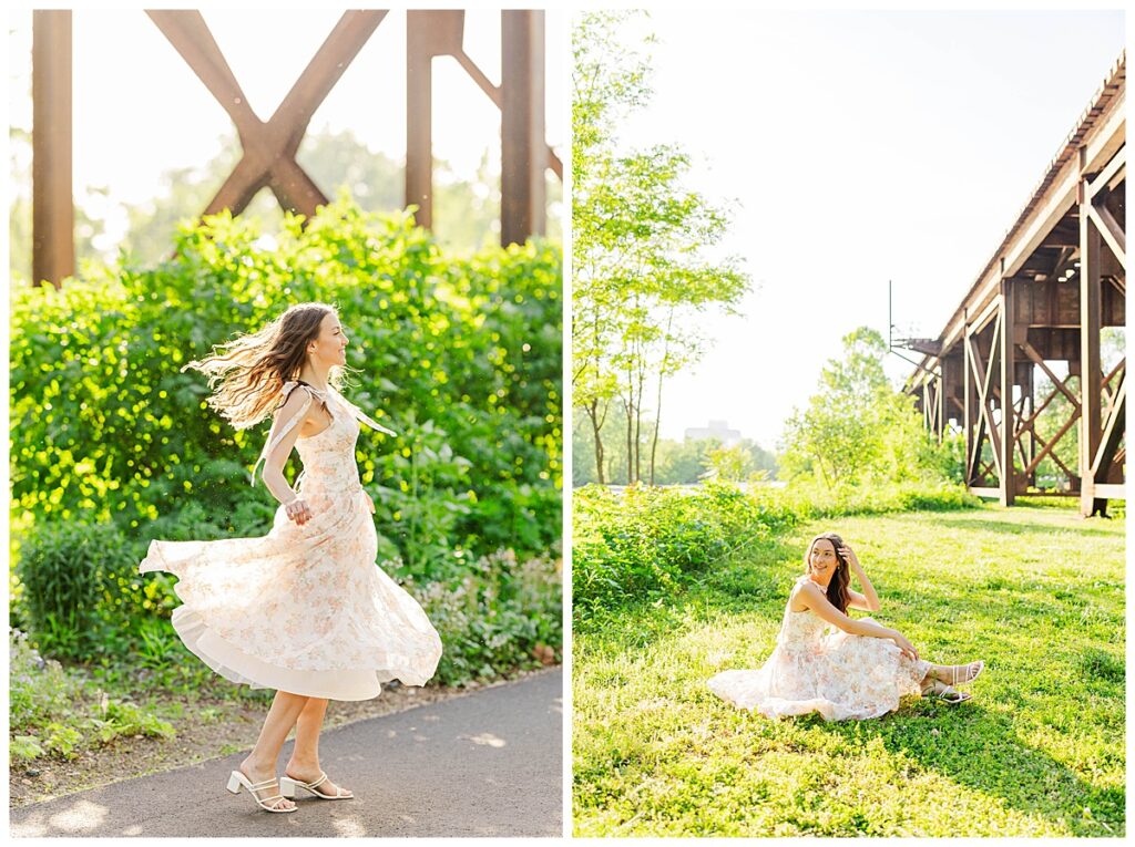 senior pictures at the Low Line in Richmond, VA | Richmond senior photographer
