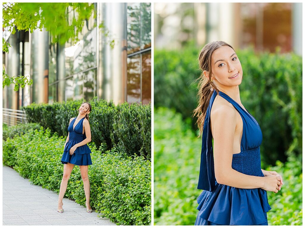 city chic senior pictures in downtown Richmond | Richmond senior photographer