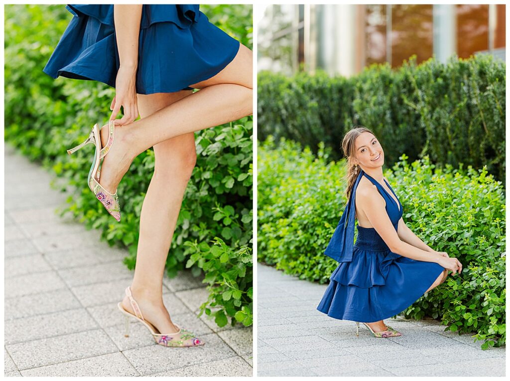 city chic senior pictures in downtown Richmond | Richmond senior photographer