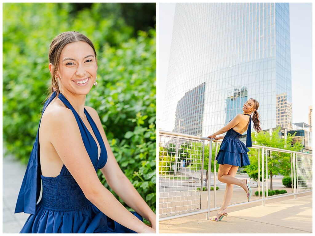 city chic senior pictures in downtown Richmond | Richmond senior photographer