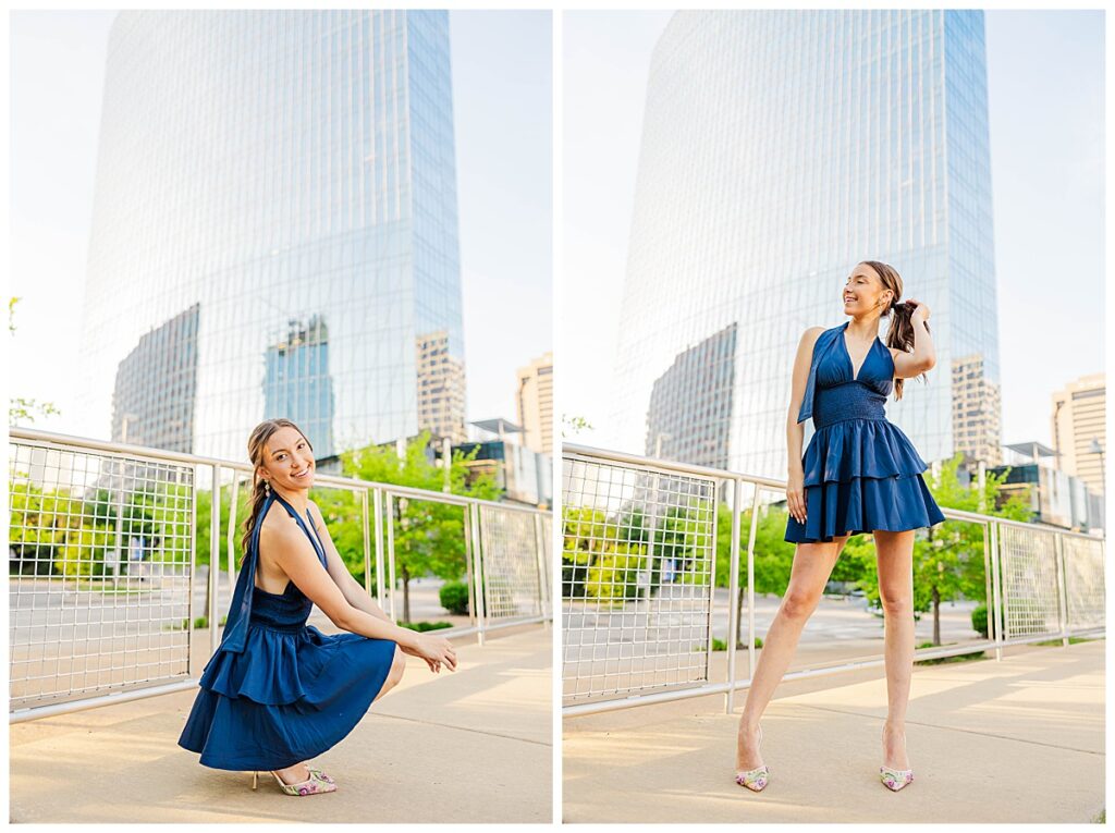 city chic senior pictures in downtown Richmond | Richmond senior photographer