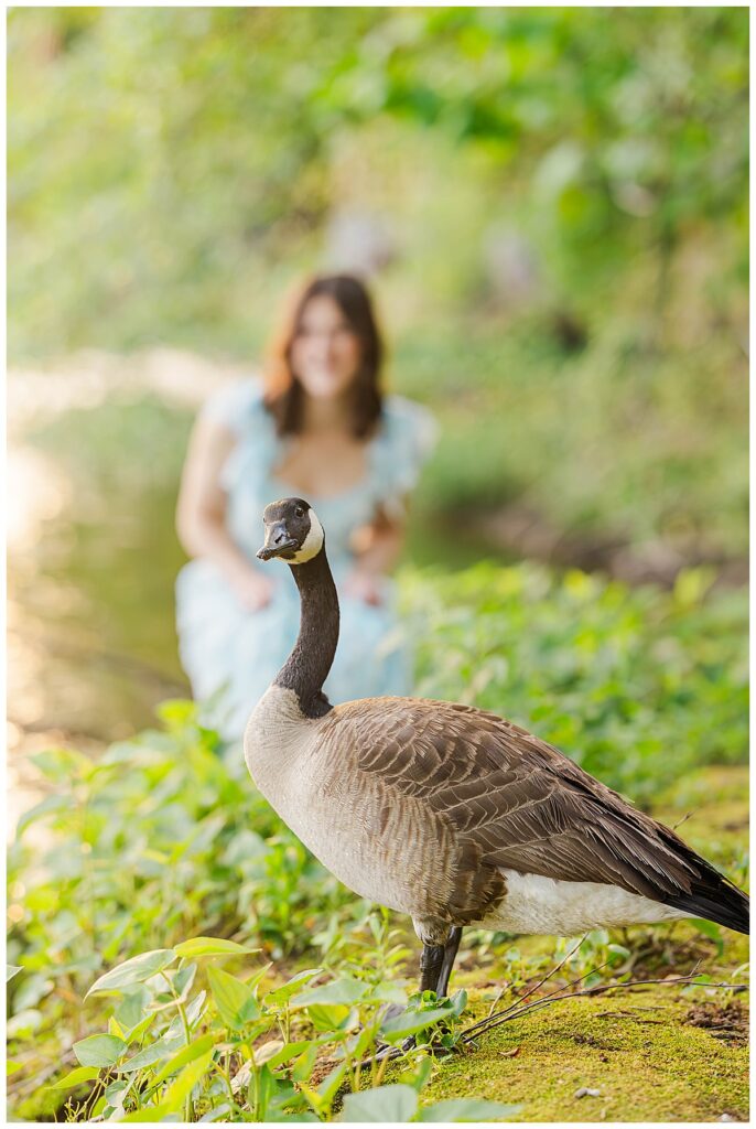 senior session at the James River in Richmond, VA