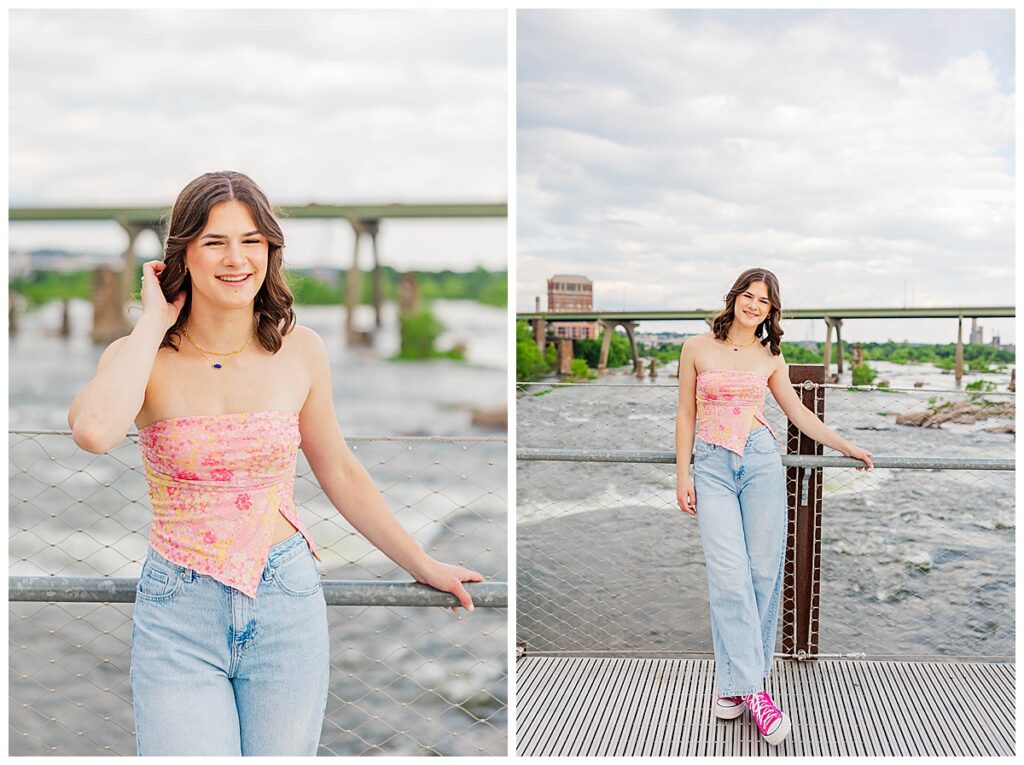 senior session on Brown's Island | Richmond Senior Photographer