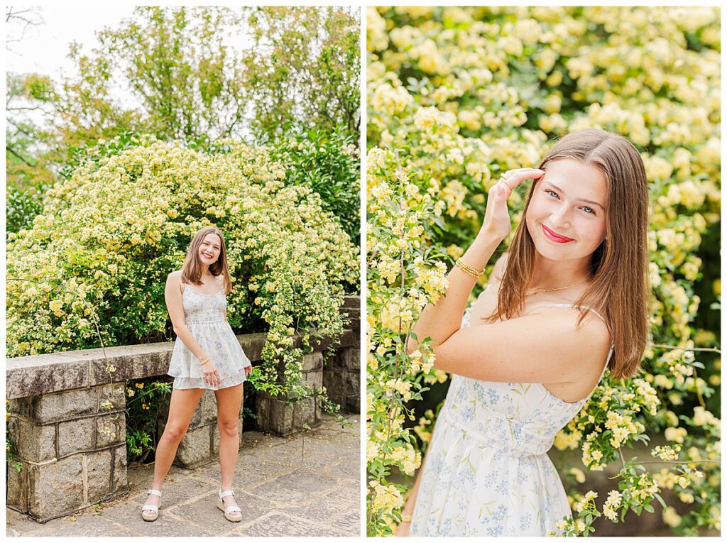 spring senior session at Maymont | Richmond senior photographer