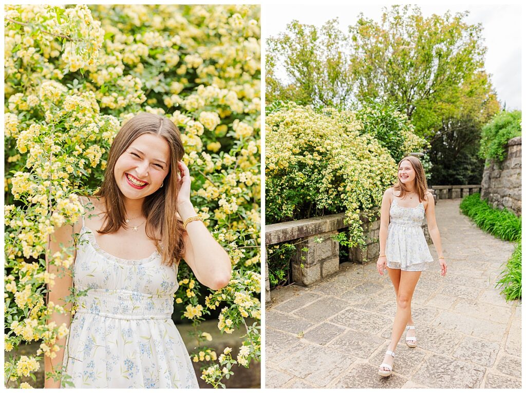 spring senior session at Maymont | Richmond senior photographer