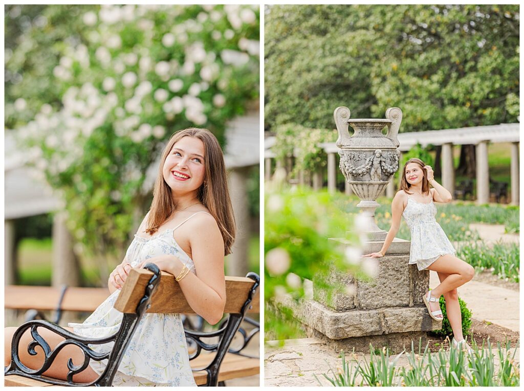 spring senior session at Maymont | Richmond senior photographer