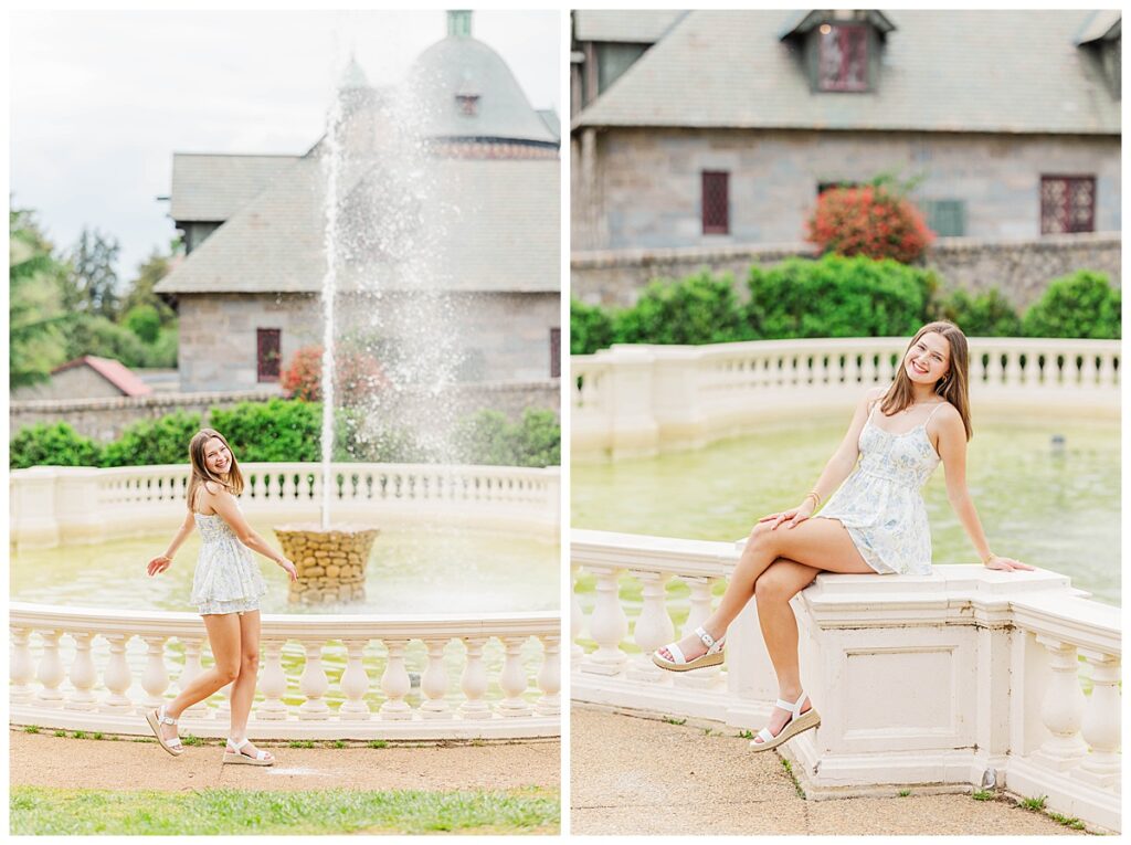 spring senior session at Maymont | Richmond senior photographer