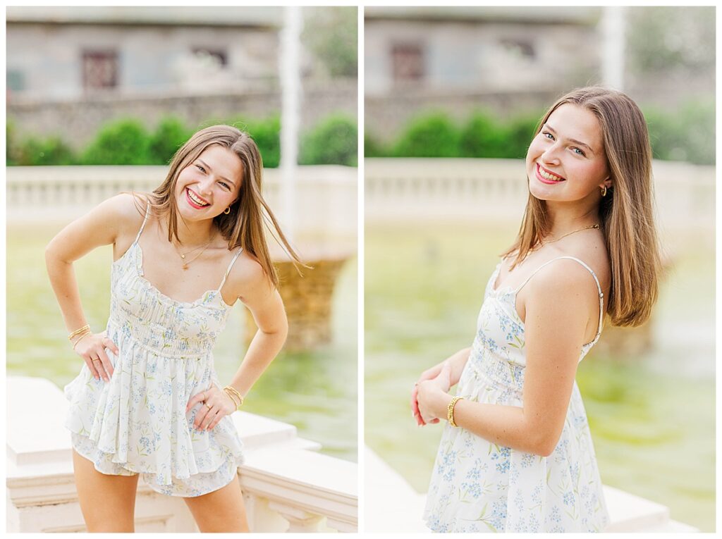 spring senior session at Maymont | Richmond senior photographer