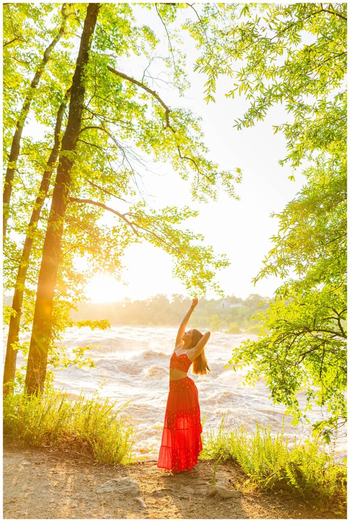 Belle Isle senior pictures in Richmond 