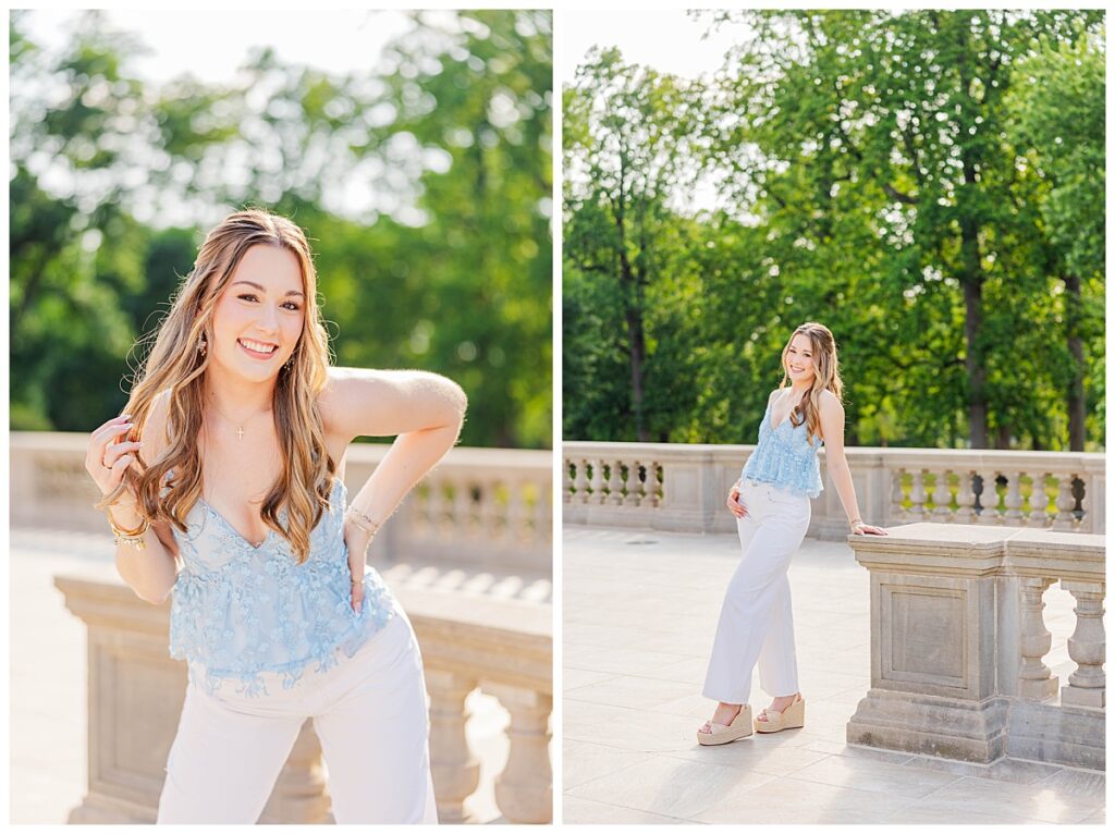 senior pictures in Richmond at The Carillon 